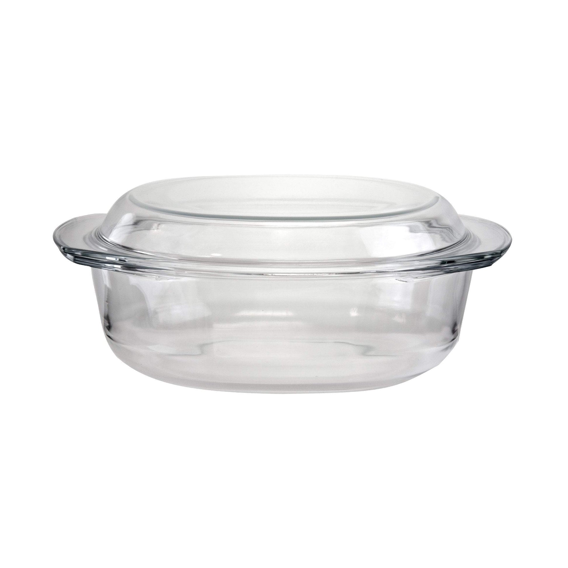 Durane 35L Tempered Glass Oven Casserole with Lid