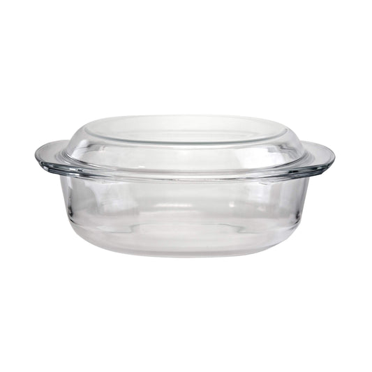 Durane 35L Tempered Glass Oven Casserole with Lid
