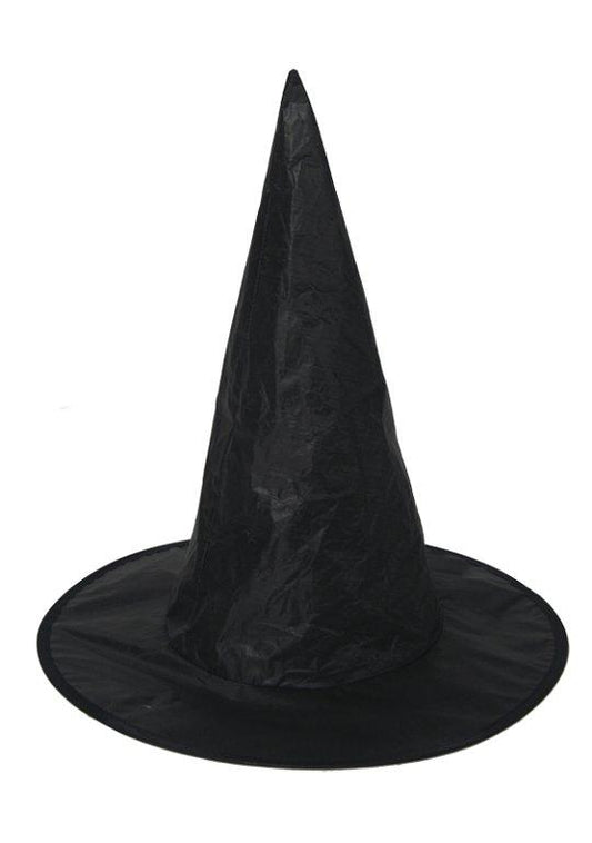 Adult Black Witch Hat Halloween Fancy Dress Accessory