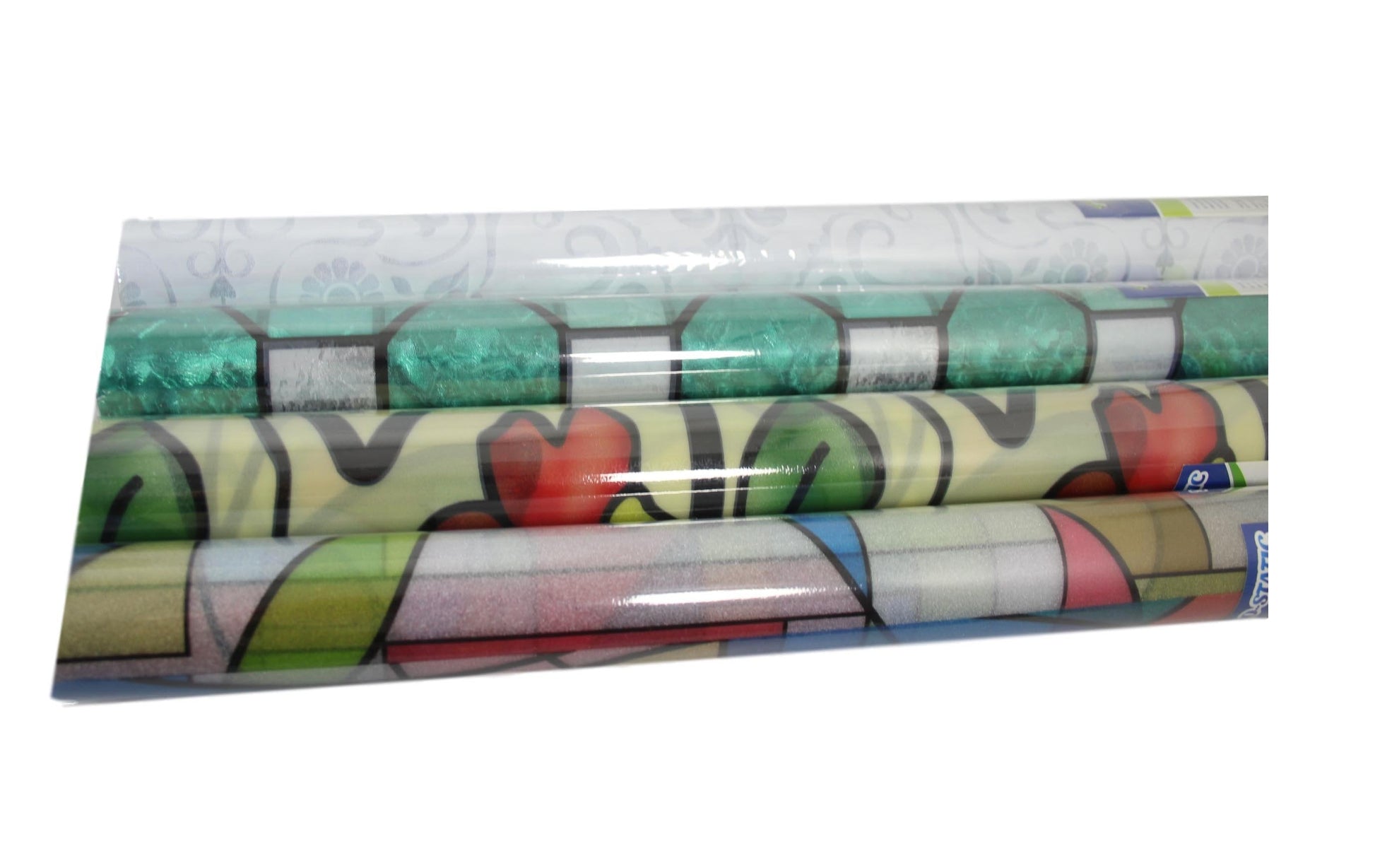 Decorative Water Resistant PVC Privacy Film Sticker Assorted Designs