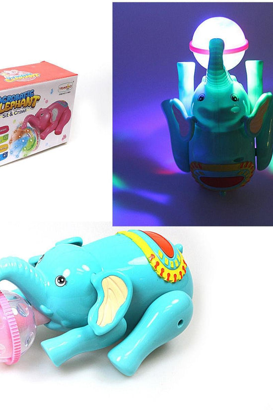 Interactive Sit Crawl Acrobatic Elephant Toy