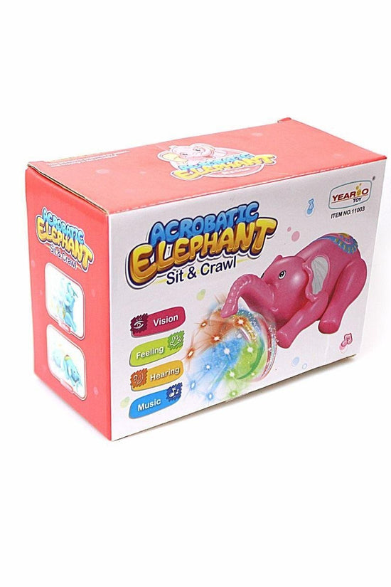 Interactive Sit Crawl Acrobatic Elephant Toy