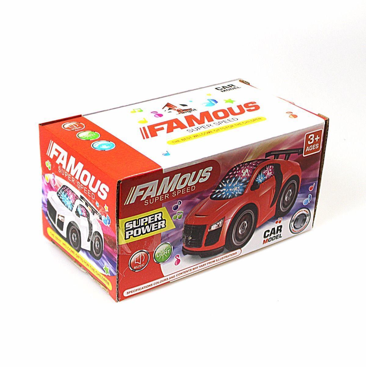 Interactive Toy Car for Kids with Lights Music and Battery Power