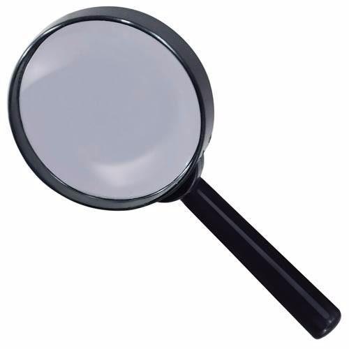Classic Black Frame 90mm Magnifying Glass