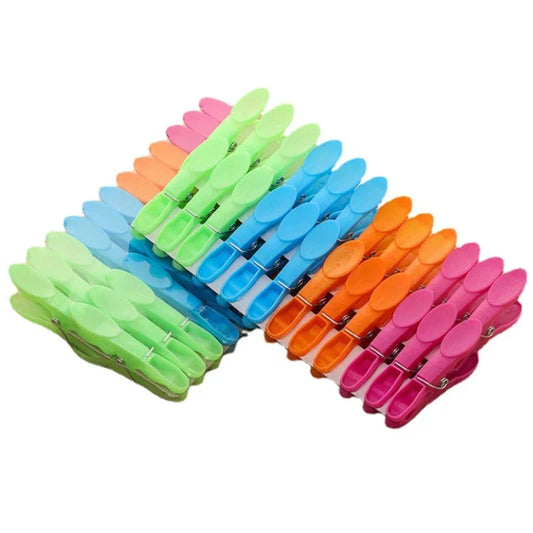 Durable Plastic Laundry Clothes Pegs Pack of 24