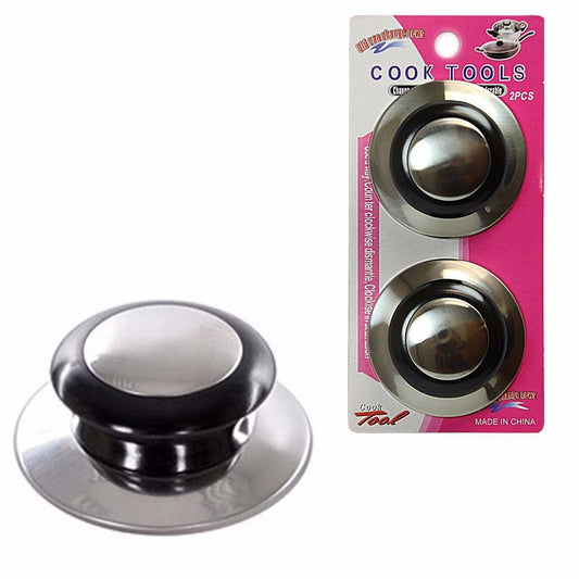 Durable Metal Pan Lid Replacement Knobs Pack of 2