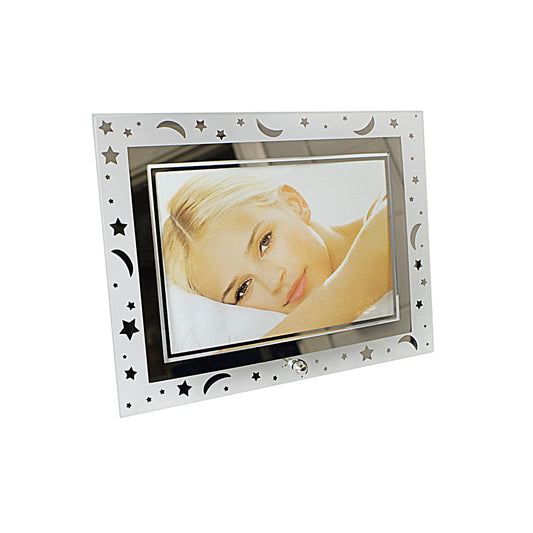 Moonlight Stars Glass Photo Frame Elegant Home Decor