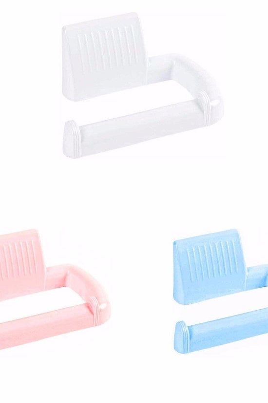 Sleek Bathroom Toilet Roll Holder with Wall Fixings