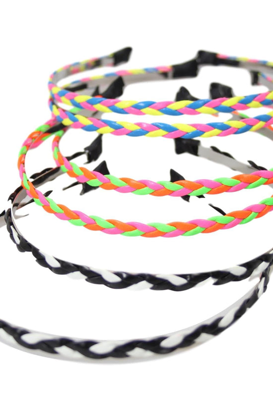 Neon Style Headbands Set of 3 for Ladies Girls