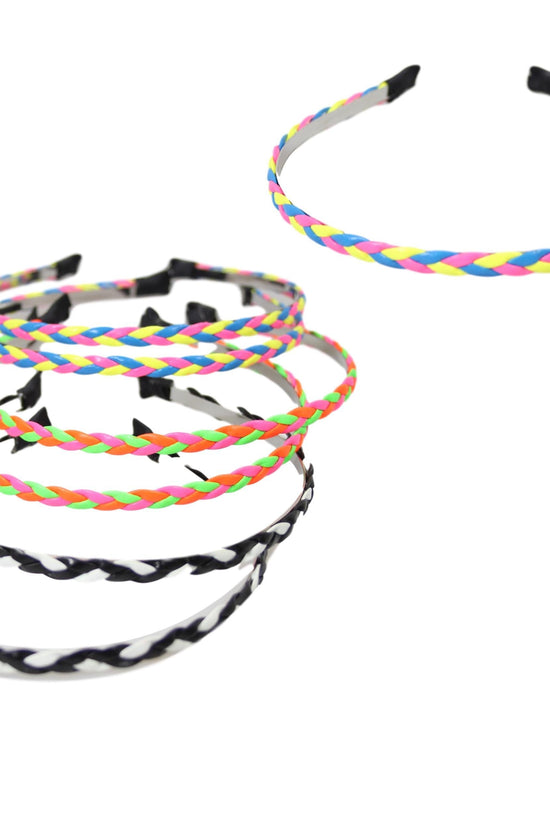 Neon Style Headbands Set of 3 for Ladies Girls