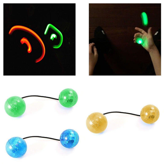 Customizable LED Fidget Toy Thumb Chucks for Stress Relief