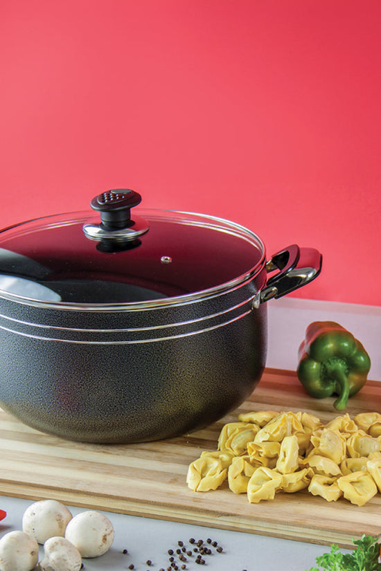 Una Nonstick Athena Stockpot Set 5Piece Kitchen Cookware Collection