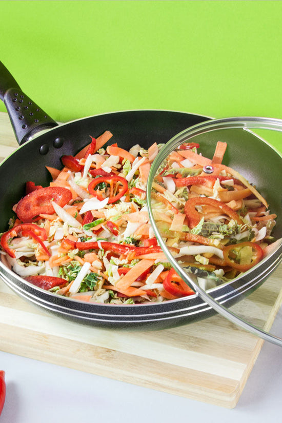 SQ Professional Una 24cm NonStick Frying Pan with Lid