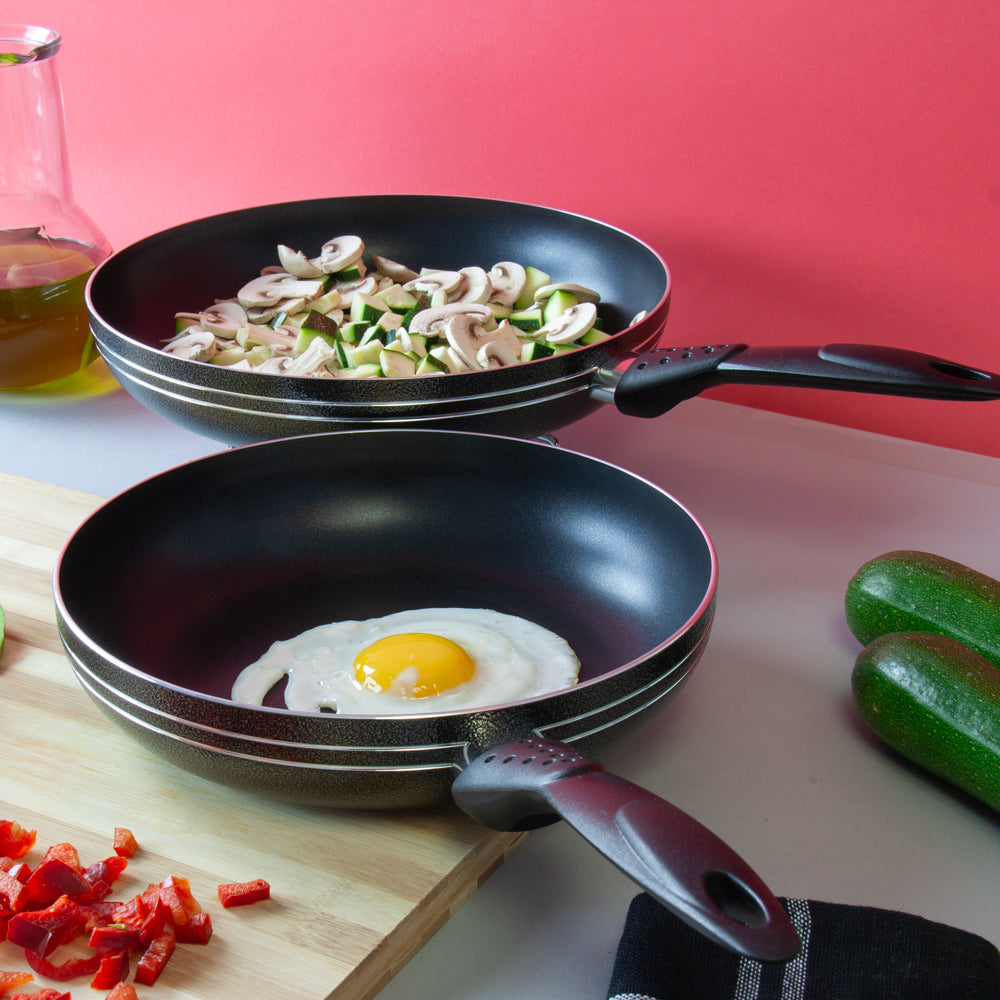 SQ Professional Una 24cm NonStick Frying Pan with Lid