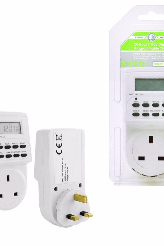 Eurosonic Digital Mains Timer Plug 24H7D Programming