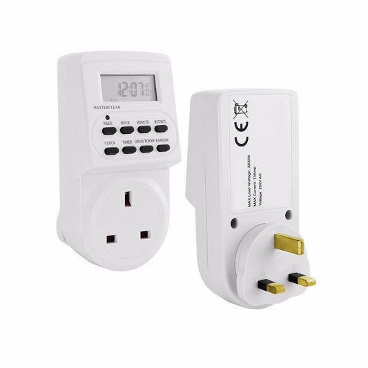 Eurosonic Digital Mains Timer Plug 24H7D Programming