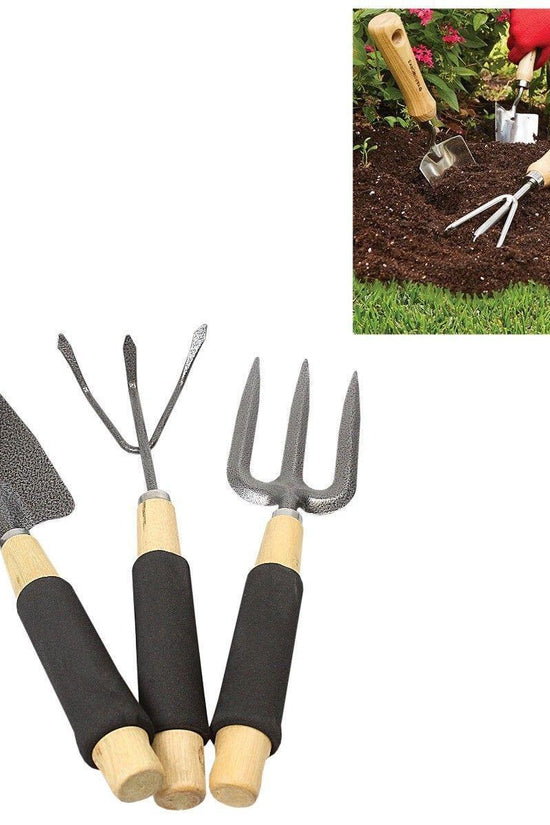 Versatile 3Piece Garden Tool Set for Easy Gardening