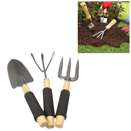 Versatile 3Piece Garden Tool Set for Easy Gardening