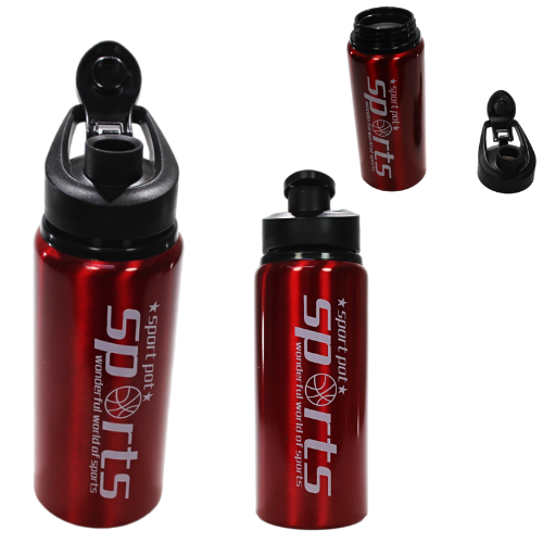 HighQuality Metal Gym Sports Water Bottle in Assorted Colors