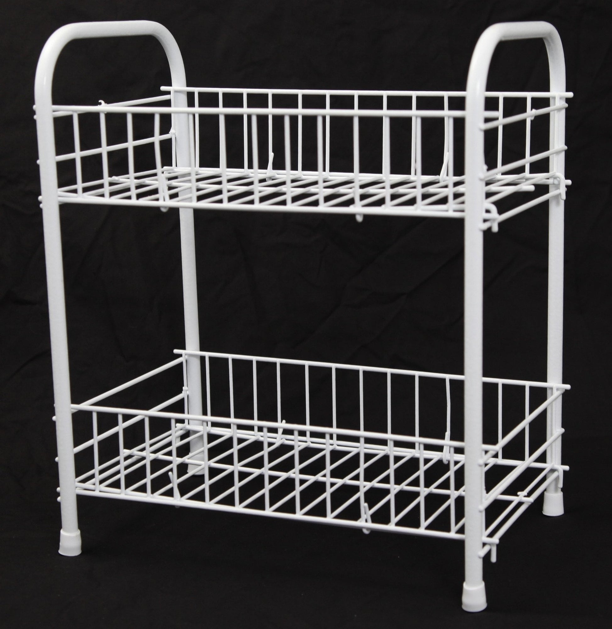 2Tier Metal Fruit and Vegetable Storage Rack for Kitchen Organization