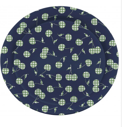 Elegant Melamine Round Serving Tray 28 cm Assorted Designs Collection