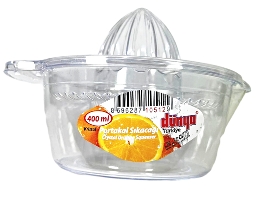Crystal Orange Citrus Fruit Squeezer Easy Juicing Tool for Citrus Fruits