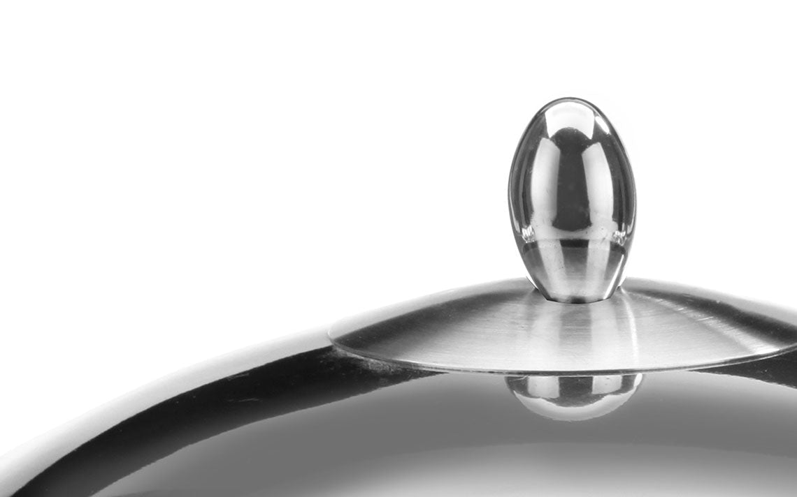 SQ Professional Lustro Stainless Steel Imperiale Casserole Set of 6 Premium Cookware Collection