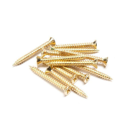 100Pack 35x40 Pozi Countersunk Chipboard Screws Yellow Zinc Plated