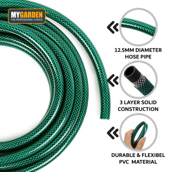 Durable 15m Garden Hose Pipe for Versatile Watering Needs