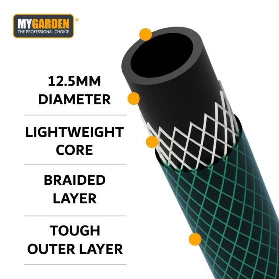 Durable 15m Garden Hose Pipe for Versatile Watering Needs