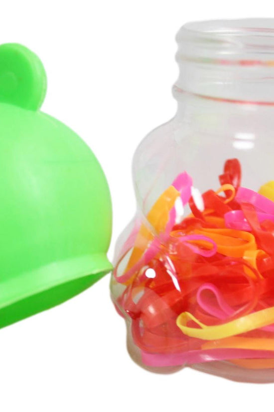 Teddy Bear Plastic Hair Tie Bobble Elastic Fun and Functional Hair Accessory