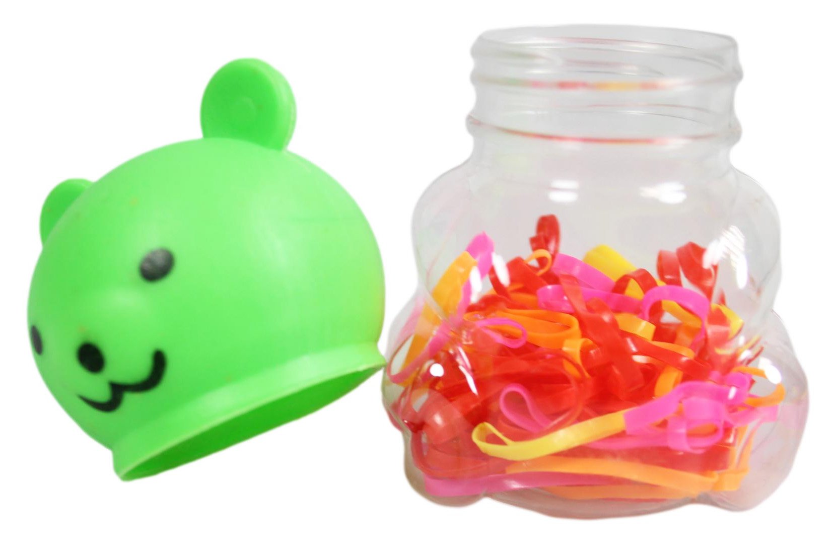 Teddy Bear Plastic Hair Tie Bobble Elastic Fun and Functional Hair Accessory