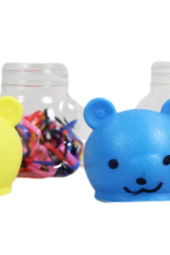 Teddy Bear Plastic Hair Tie Bobble Elastic Fun and Functional Hair Accessory