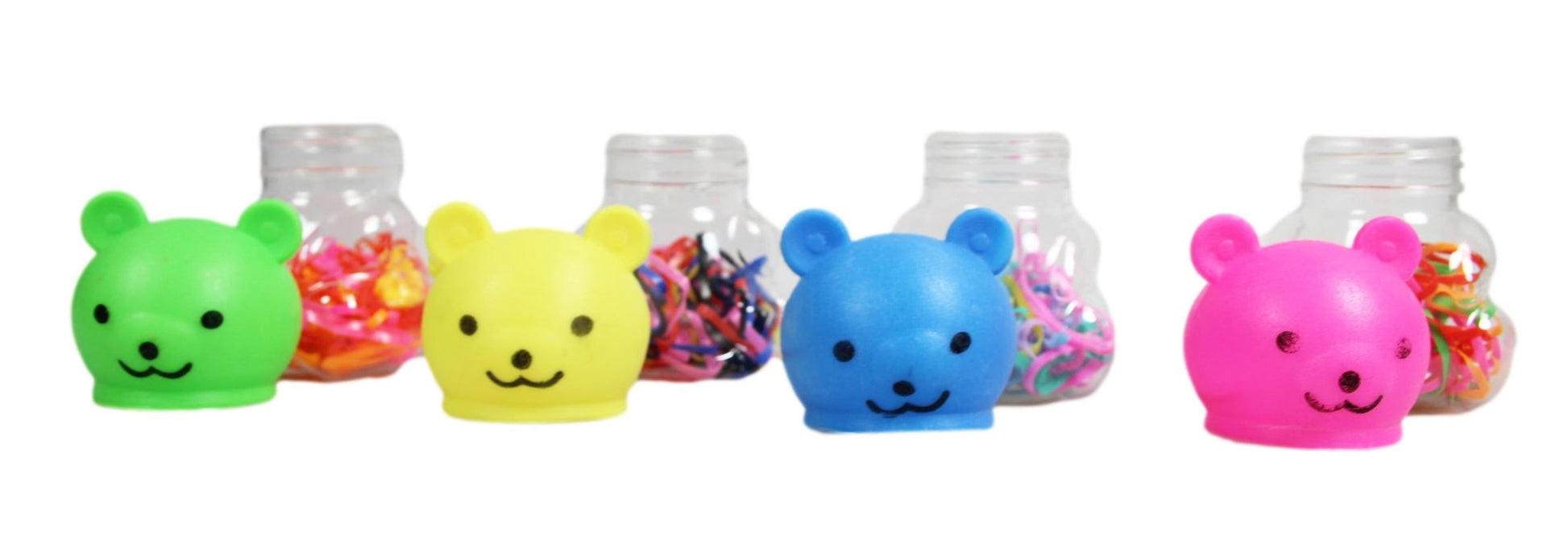 Teddy Bear Plastic Hair Tie Bobble Elastic Fun and Functional Hair Accessory