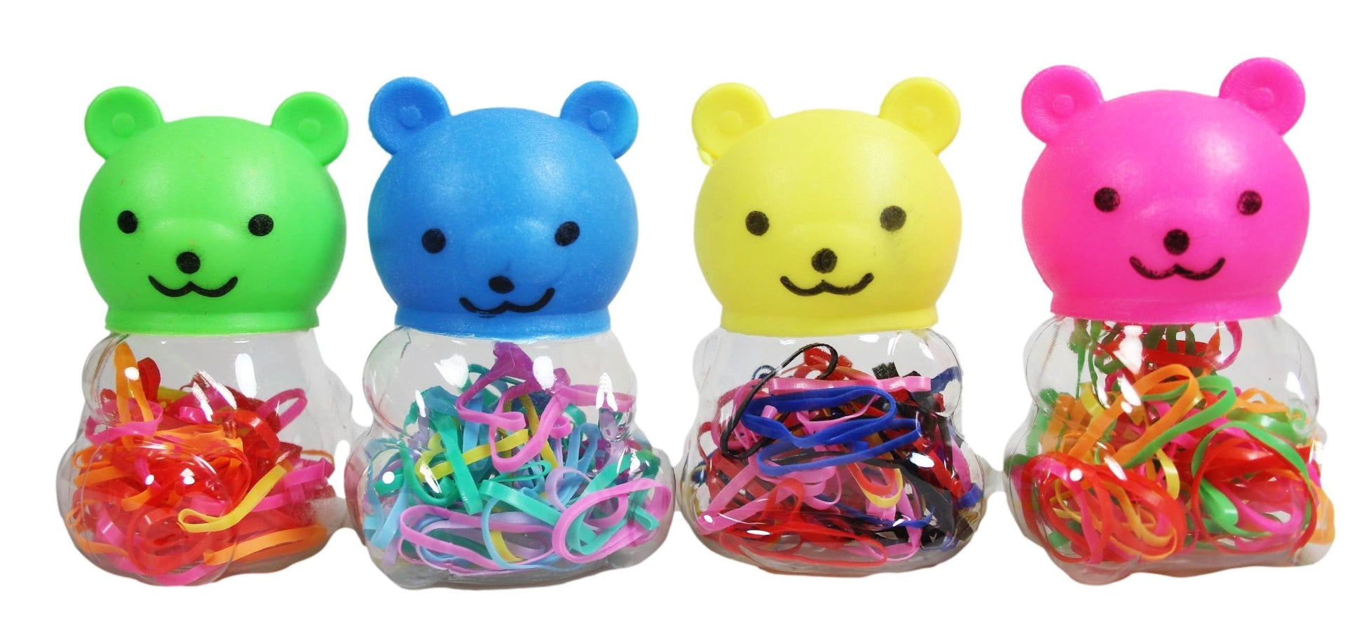 Teddy Bear Plastic Hair Tie Bobble Elastic Fun and Functional Hair Accessory