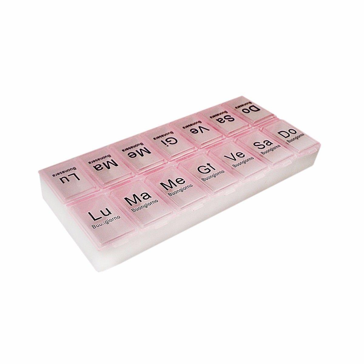 Italian Buonasera Pill Box Container Elegant and Compact Design