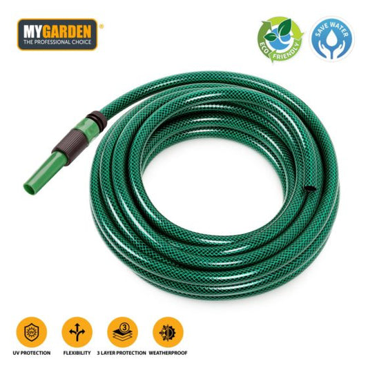 Durable 15m Garden Hose Pipe with Fitting Model 3107 A W25