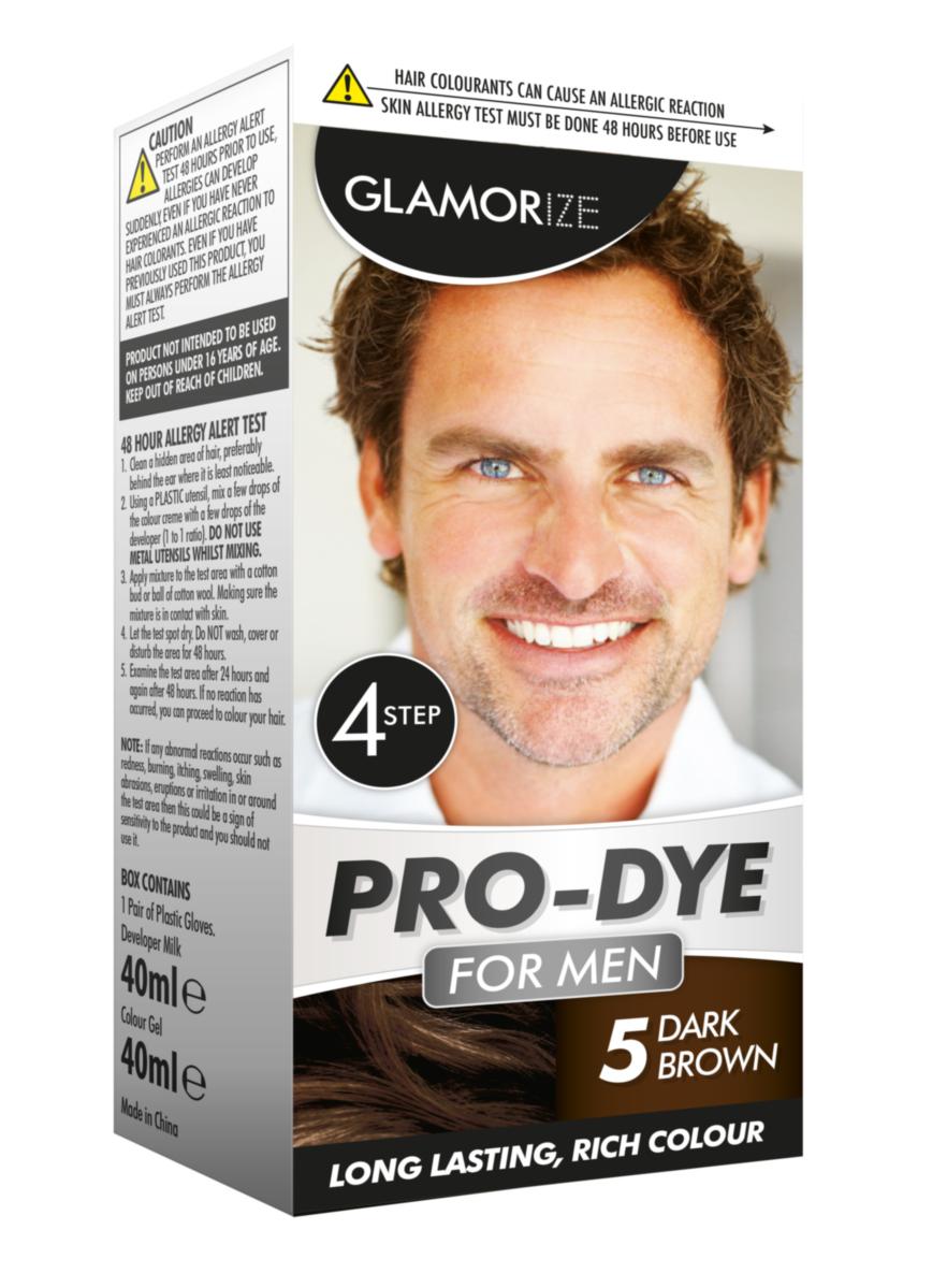 LongLasting Rich Dark Brown Hair Dye for Men