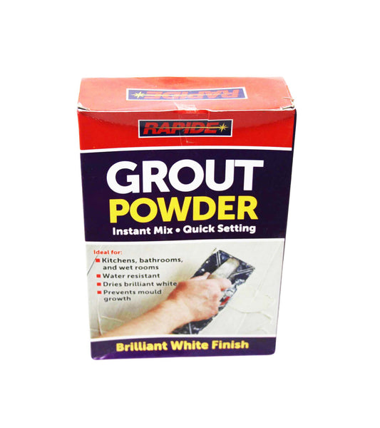 Brilliant White Quick Setting Grout Powder 600g DIY Instant Mix