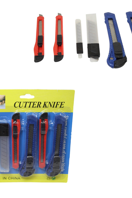 Stanley Knife Cutter Set Pack of 6 Assorted Blades