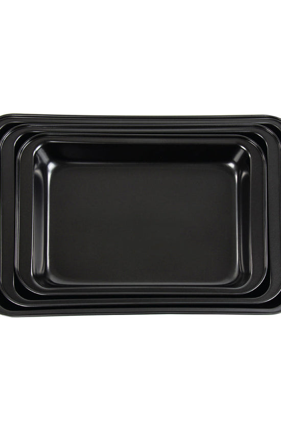 SQ Professional Oven Roasting Baking Tray Set of 3 Assorted Sizes