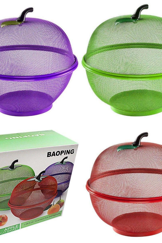 Colorful Kitchen Apple Fruit Vegetable Bowl Basket Assorted Colors