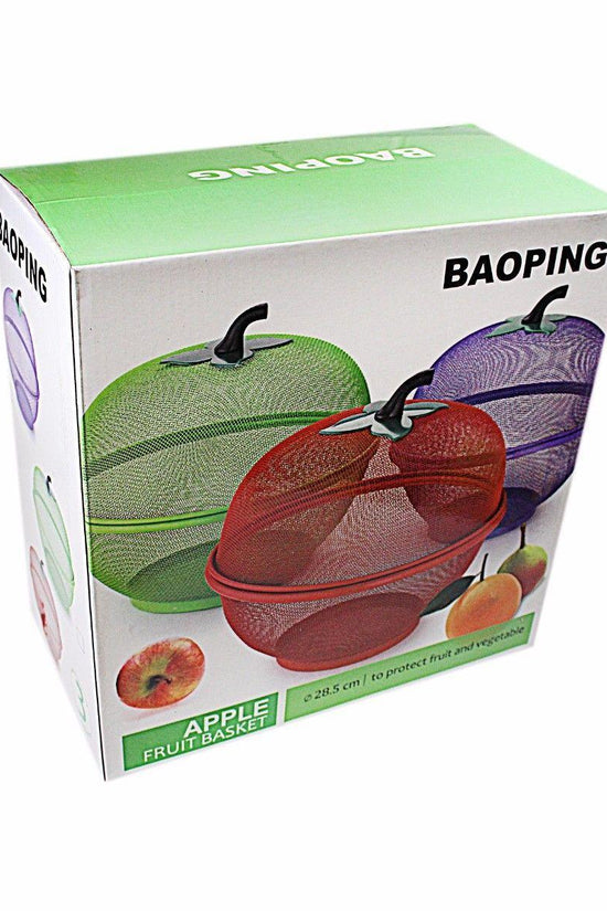 Colorful Kitchen Apple Fruit Vegetable Bowl Basket Assorted Colors