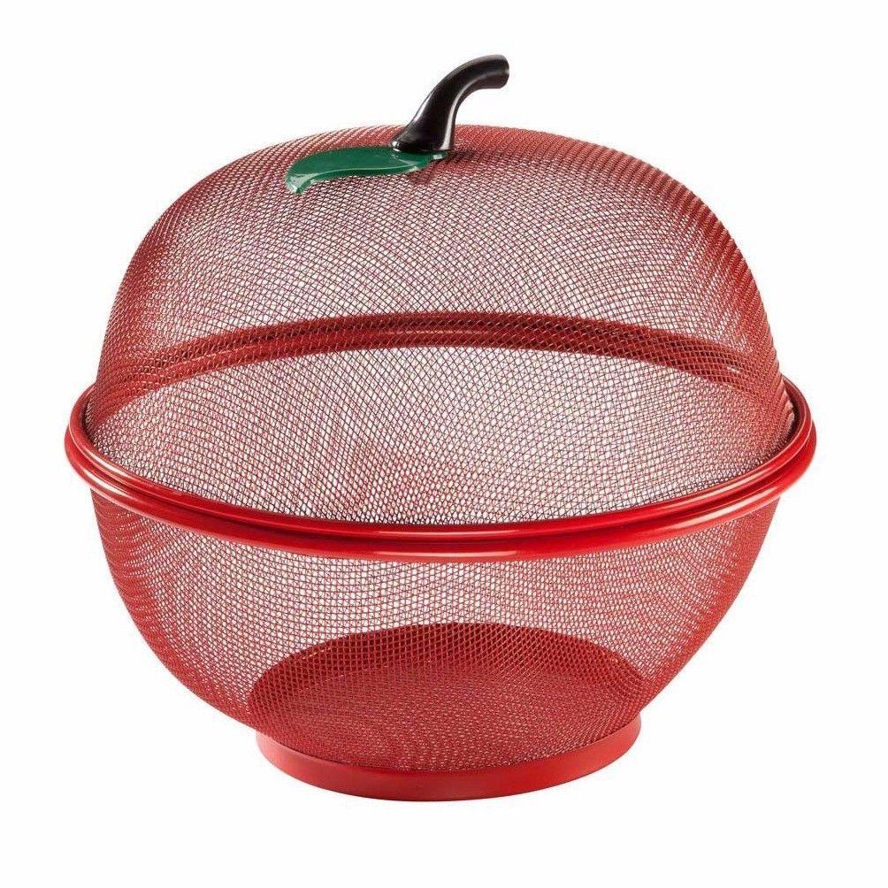 Colorful Kitchen Apple Fruit Vegetable Bowl Basket Assorted Colors