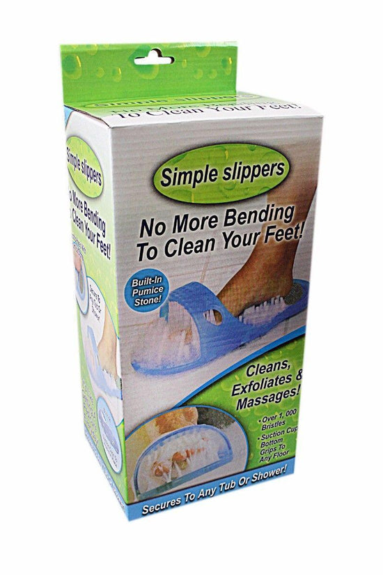 Simple Slippers with Builtin Pumice Stone Easy Foot Care