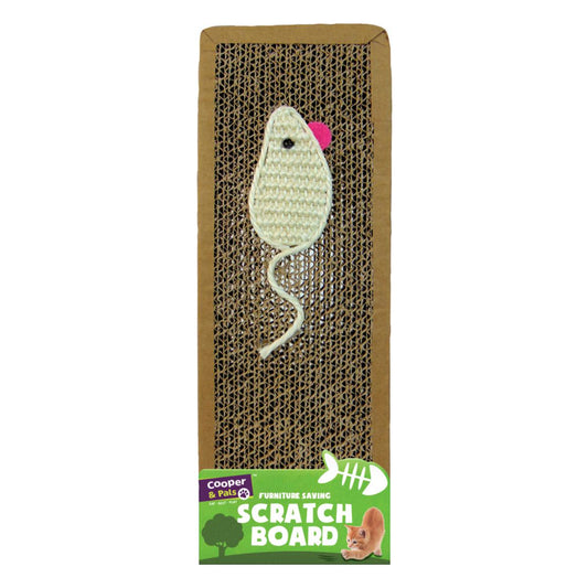 Interactive Mouse Design Cat Scratch Board 365x12x25cm