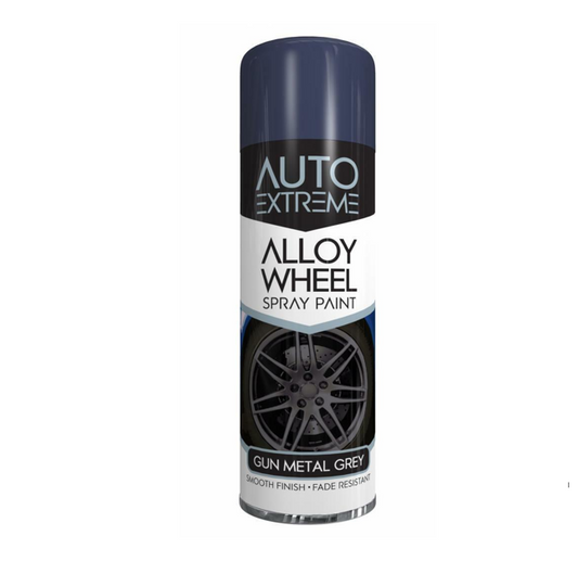 Professional Alloy Wheel Spray Paint in Gun Metal Grey