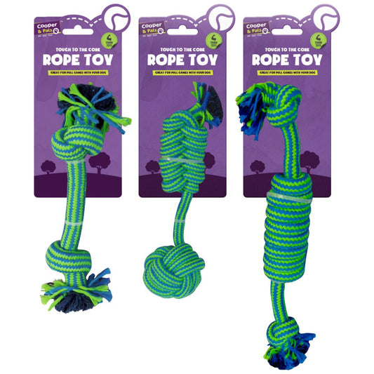Durable Green Dog Rope Toy for Interactive Play