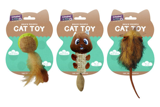 Interactive Cat Toy Set for Natural Instincts Playtime