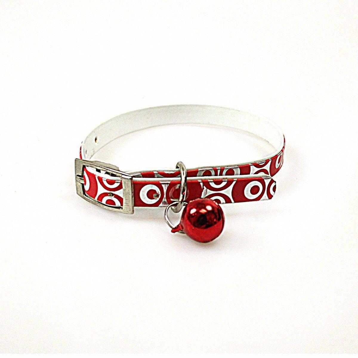 Stylish Plastic Metallic Printed Dog Collar Assorted Colors